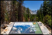 Sculpted Scenery Interpretive Sign. Kings Canyon National Park ( color)
