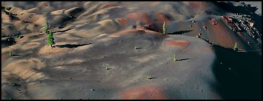 Painted dunes. Lassen Volcanic National Park (Panoramic color)
