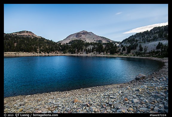 Lake Helen at dawn, late summer. Lassen Volcanic National Park (color)