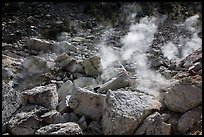 Fumaroles, Devils Kitchen. Lassen Volcanic National Park ( color)