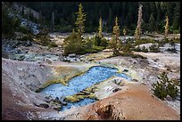 Devils Kitchen geothermal area. Lassen Volcanic National Park ( color)