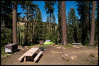 Southwest campground. Lassen Volcanic National Park ( color)
