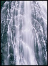 Narada falls detail. Mount Rainier National Park, Washington, USA.