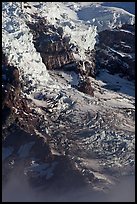 Glaciers, crevasses, and seracs. Mount Rainier National Park ( color)