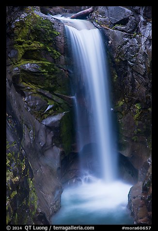 Christine Falls. Mount Rainier National Park (color)