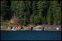 Ross Lake Resort, North Cascades National Park Service Complex.  ( color)