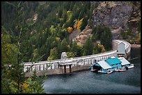 Ross Dam, North Cascades National Park Service Complex.  ( color)