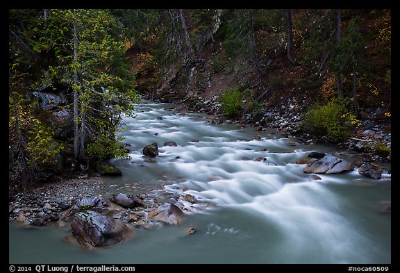 Agnes Creek, Glacier Peak Wilderness. Washington, USA.