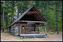 Historic schoolhouse, Stehekin, North Cascades National Park Service Complex.  ( color)