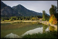 Lowever Stehekin valley and Lake Chelan, Stehekin, North Cascades National Park Service Complex. Washington, USA.