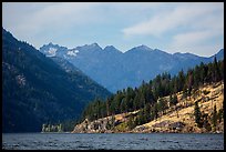 Peaks above Lake Chelan, North Cascades National Park Service Complex.  ( color)