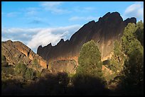 Shadows over Machete Ridge. Pinnacles National Park ( color)