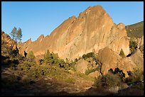 Machete Ridge, late afternoon. Pinnacles National Park ( color)