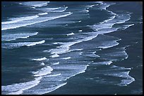 Surf on Crescent Beach, seen from above. Redwood National Park ( color)
