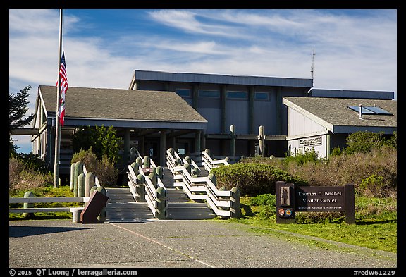 Kuchel Visitor Center. Redwood National Park (color)