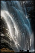 Waterfall near Crystal Cave, Cascade Creek. Sequoia National Park ( color)