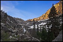 Alpine cirque, Marble Fork of the Kaweah River. Sequoia National Park ( color)