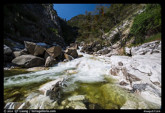 Marble fork of Kaweah River. Sequoia National Park, California, USA.