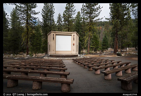 Amphitheater, Lodgepole Campground. Sequoia National Park, California, USA.