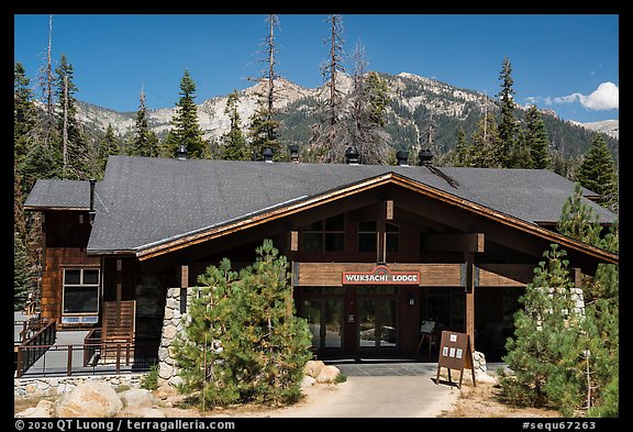 Wuksachi Lodge. Sequoia National Park (color)