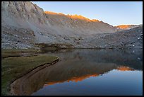 Guitar Lake and Mt Muir at sunset. Sequoia National Park ( color)