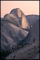 Half-Dome from Olmstedt Point, sunset. Yosemite National Park ( color)