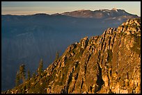 Ridge and Mount Hoffman at sunset. Yosemite National Park ( color)