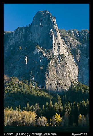 Sentinel Rock, late afternoon. Yosemite National Park (color)