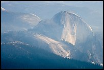 Hazy view of Half-Dome. Yosemite National Park ( color)