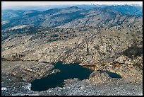 Lakes below Mount Hoffman. Yosemite National Park ( color)