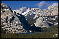 Tenaya Lake and granite domes. Yosemite National Park ( color)