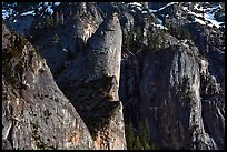 Cliffs and Leaning Tower. Yosemite National Park ( color)