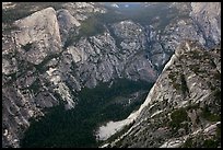 Tenaya Creek from above. Yosemite National Park ( color)
