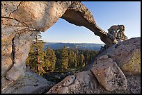 Indian Arch, late afternoon. Yosemite National Park, California, USA. (color)