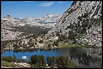 Choo-choo ridge, Vogelsang Lake, and Fletcher Peak buttress. Yosemite National Park ( color)