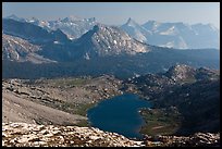 Roosevelt Lake and mountain ranges. Yosemite National Park ( color)