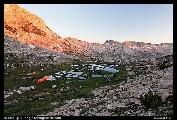 High valley at sunset. Yosemite National Park (color)