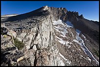 Steep rock walls, Mount Conness. Yosemite National Park ( color)