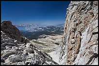 Notch below Mount Conness summit. Yosemite National Park ( color)