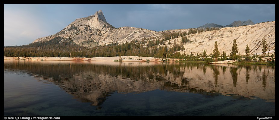 Lower Cathedral Lake, late afternoon. Yosemite National Park, California, USA.