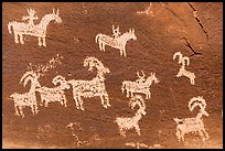 Ute Petroglyphs. Arches National Park ( color)