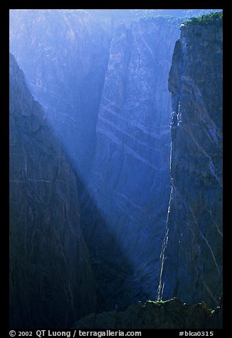 Narrows in late afternoon. Black Canyon of the Gunnison National Park (color)