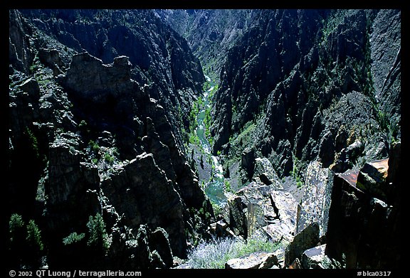 Island peaks view, North rim. Black Canyon of the Gunnison National Park