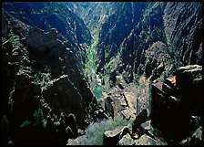 Island peaks view, North rim. Black Canyon of the Gunnison National Park ( color)