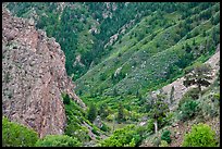 East Portal in spring. Black Canyon of the Gunnison National Park ( color)