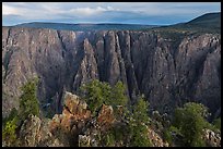 View from Gunnison point. Black Canyon of the Gunnison National Park ( color)