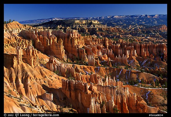 Queen's Garden from Sunset Point, morning. Bryce Canyon National Park (color)