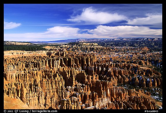 Silent City in Bryce Amphitheater from Bryce Point, morning. Bryce Canyon National Park (color)