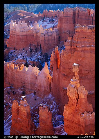 Thor's Hammer, mid-morning. Bryce Canyon National Park (color)