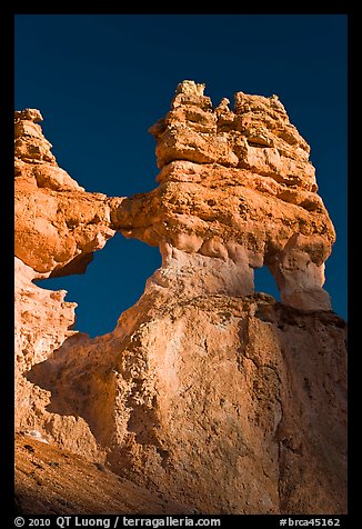 Openings through hoodoos. Bryce Canyon National Park (color)